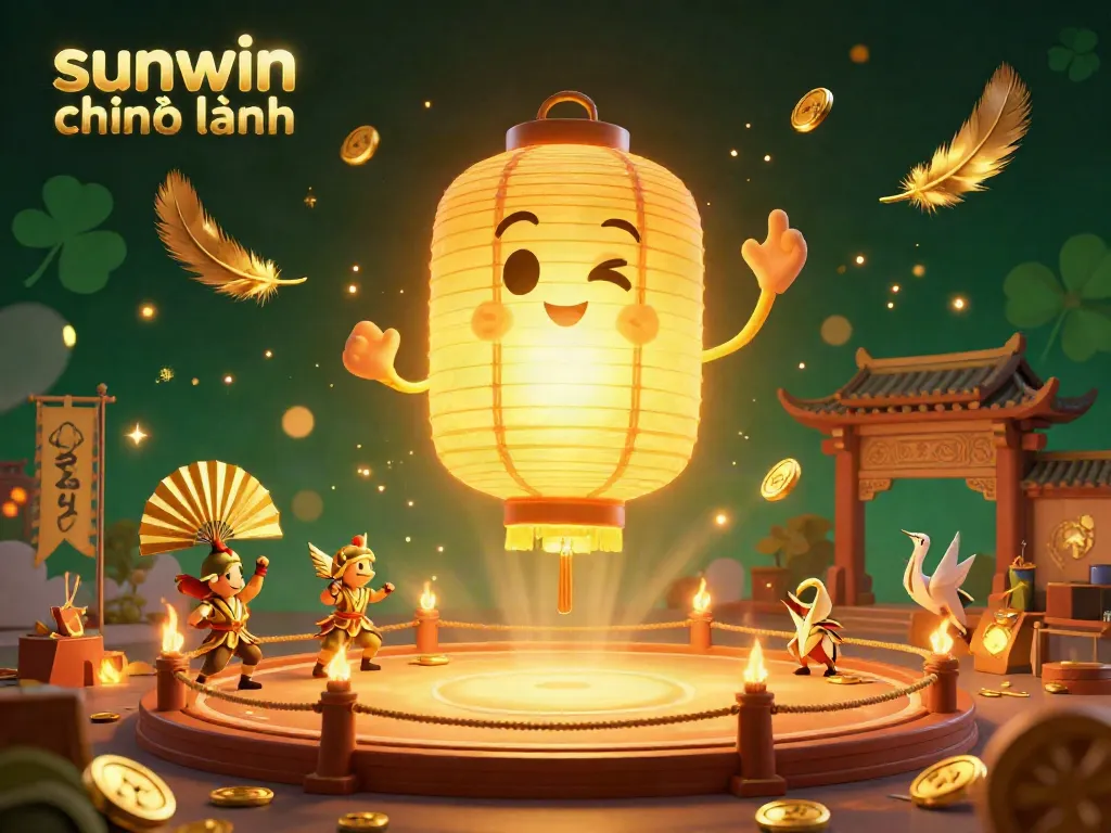 Engage in thrilling gameplay with sunwin chính hãng, witnessing the vibrant golden lantern spirit in an exciting casino atmosphere.