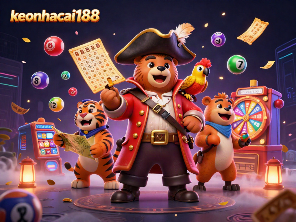 Experience excitement at keonhacai188 with vibrant fantasy characters and dynamic gambling elements.