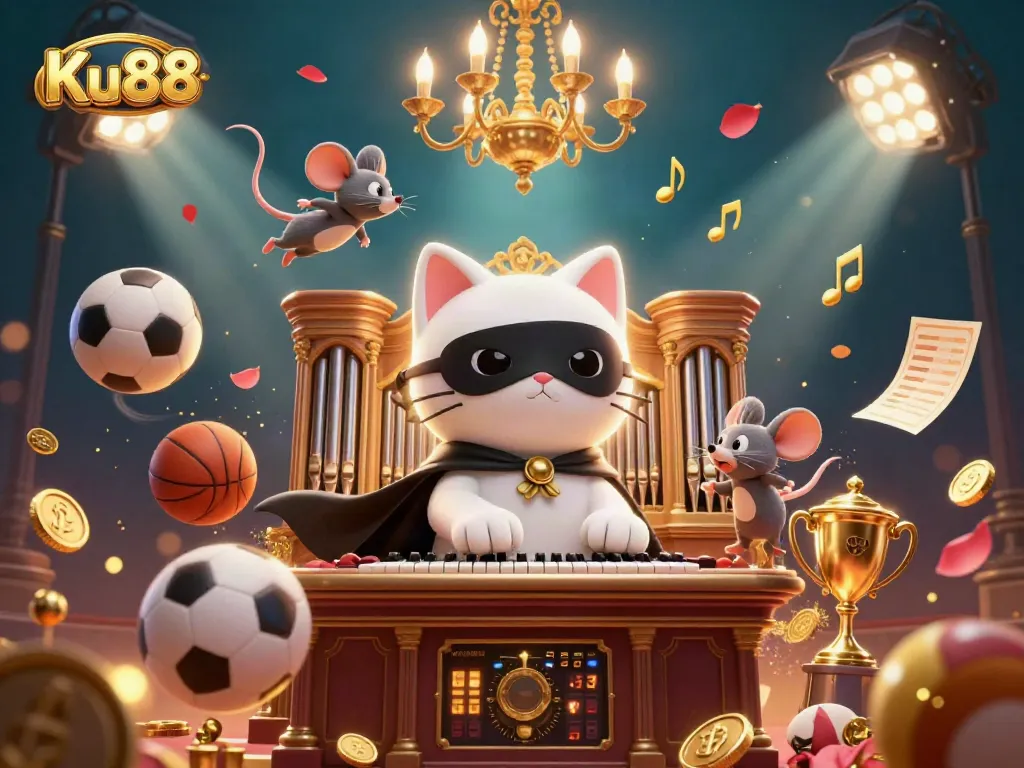 Place your bets and enjoy gaming thrills with Ku88's dynamic casino scene filled with excitement.