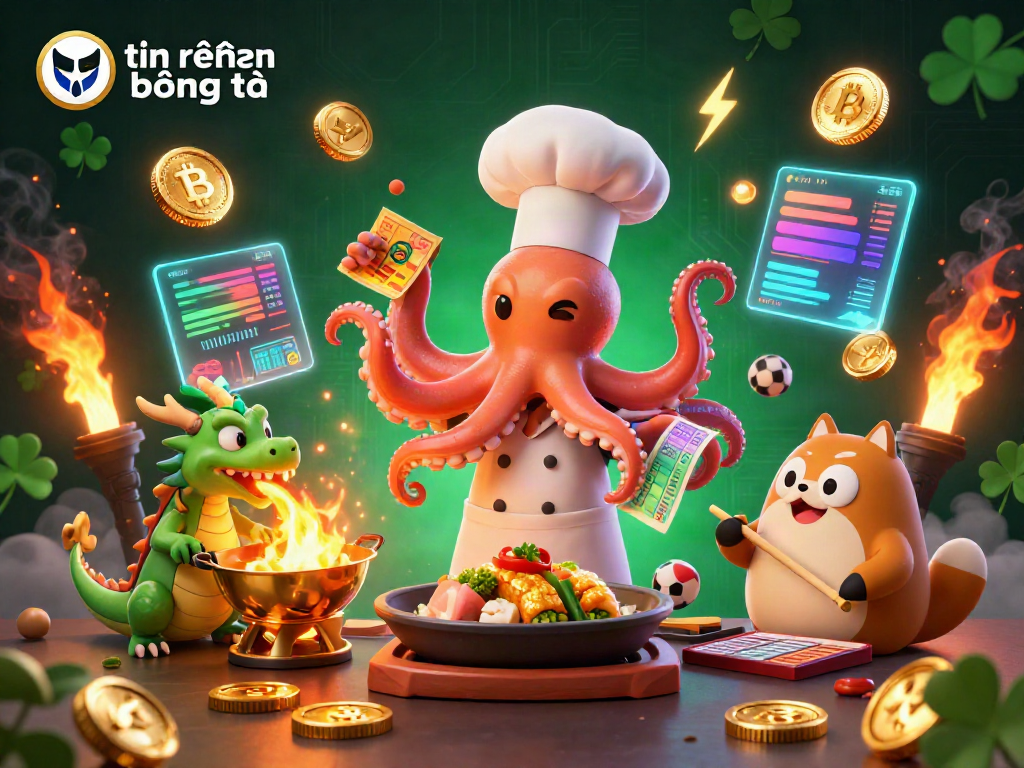 Engage in dynamic sports betting with tin nhận định bóng đá as characters analyze odds amidst colorful visuals.