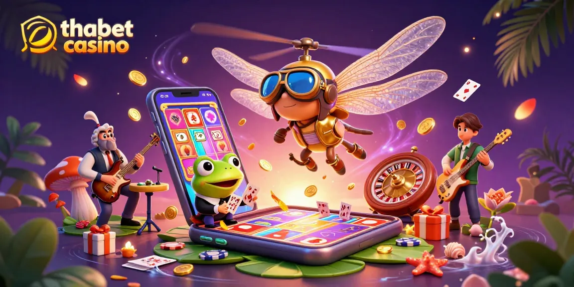 Engage in thrilling gameplay at thabet casino with dynamic characters, cards, and casino elements.