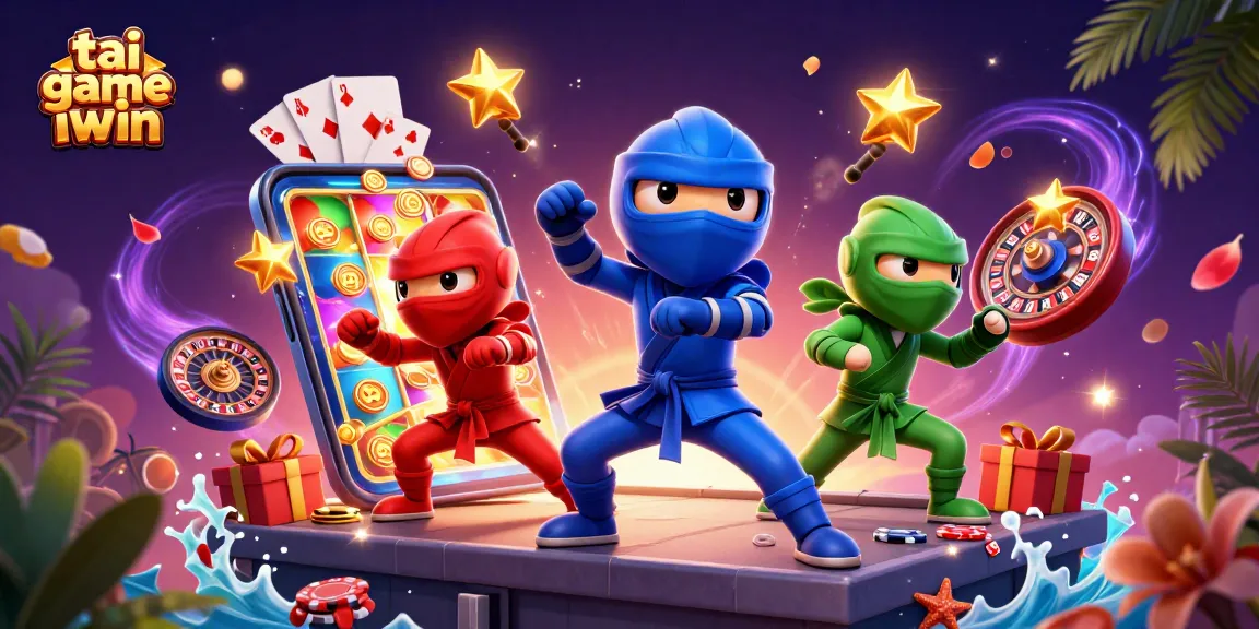 Experience tai game iwin with vibrant 3D characters and dynamic casino game elements