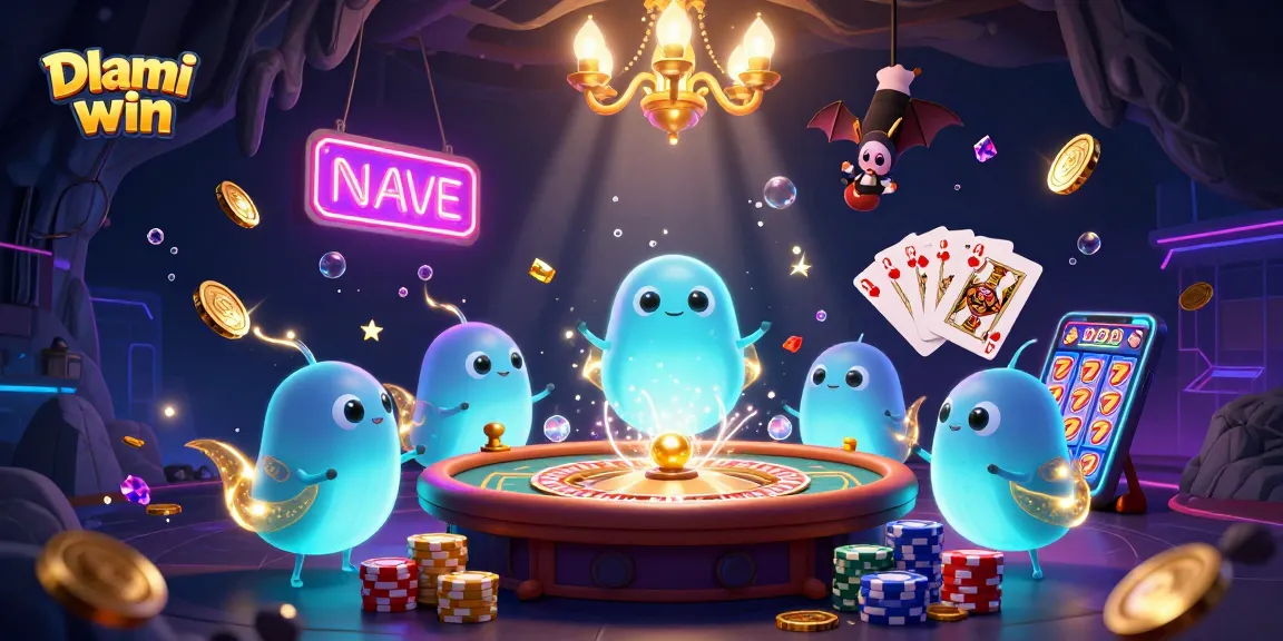 Experience thrilling gameplay on Dhani win as glowworms illuminate a vibrant cave casino.