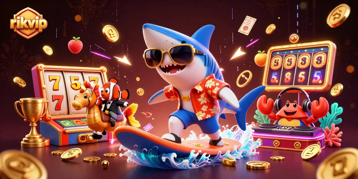 Experience thrilling gaming adventures at rikvip with vibrant cartoon characters and exciting casino elements!