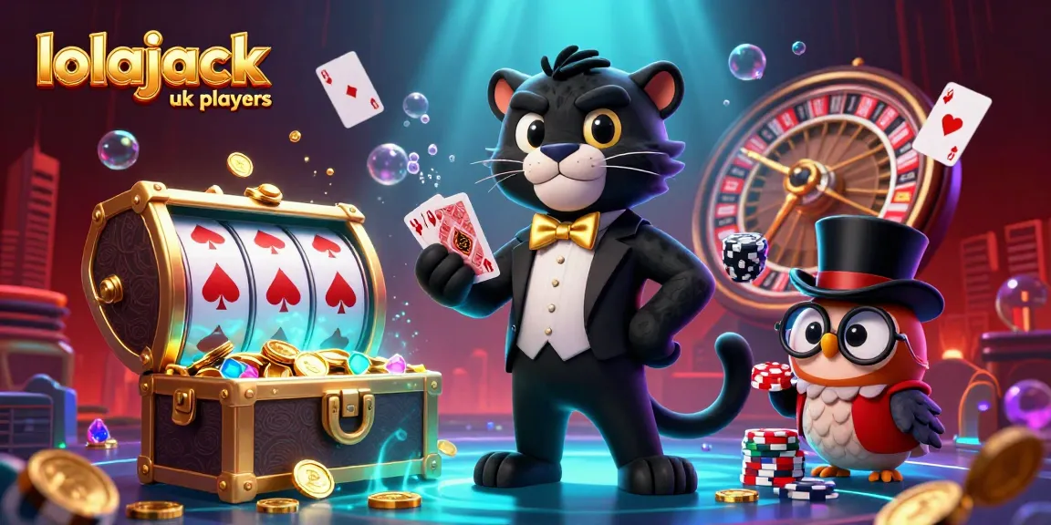 Play your favourite games with lolajack casino uk players as the panther deals cards and the owl holds poker chips.